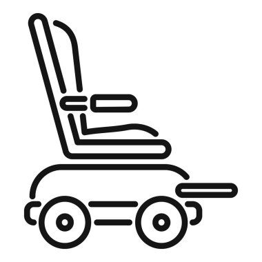 Modern elektrikli tekerlekli sandalye, gelişmiş hareket kabiliyeti ve fiziksel engelli bireylere özgürlük sunuyor.