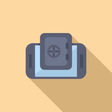 Akıllı telefon ve güvenli kilit ile mobil güvenlik kavramı güvenli tarama ve güvenli ödemeler önerir