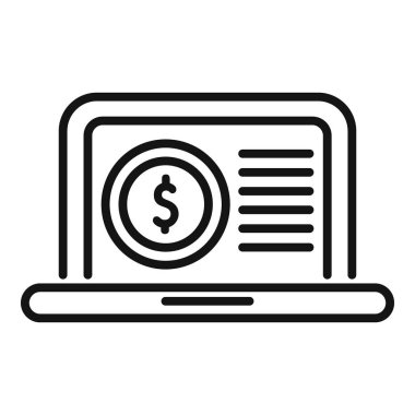 Bilgisayarda bir dolar işareti ve grafikler de dahil olmak üzere, online bankacılık veya yatırım faaliyetlerini gösteren finansal veriler gösteriliyor