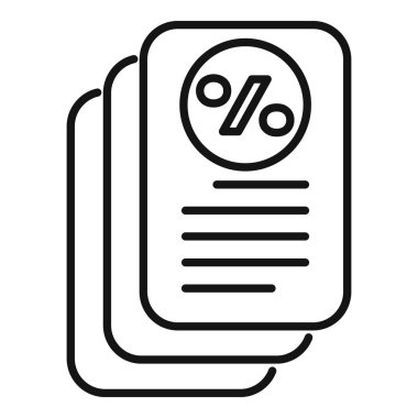 Faiz yüzdesini hesaplamak için bir yığın belgenin satır resim simgesi