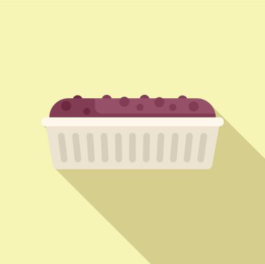 Lezzetli acai kasesi plastik bir kabın içinde sunulur, canlı rengini ve çekici dokusunu gösterir.