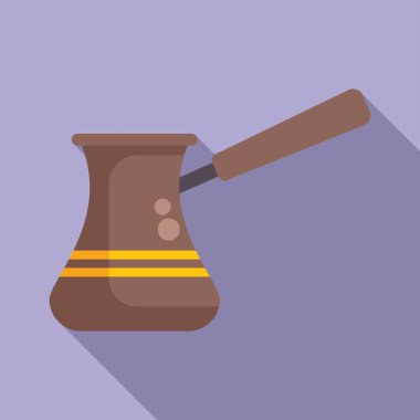 Geleneksel Türk kahve demliği, uzun saplı, sert ve aromatik kahve demlemek için kullanılır.