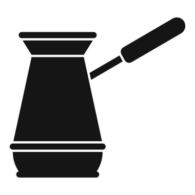 Elinde beyaz arka planda izole edilmiş sıcak aromatik kahve içeceği olan kahve makinesini tut.