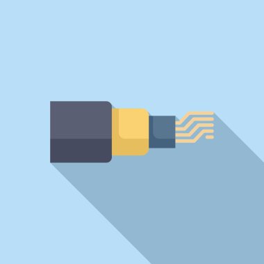 Fiber optik kablo yüksek hızlı internet ve teknolojiyi temsil eden bir dijital veri akışı iletiyor