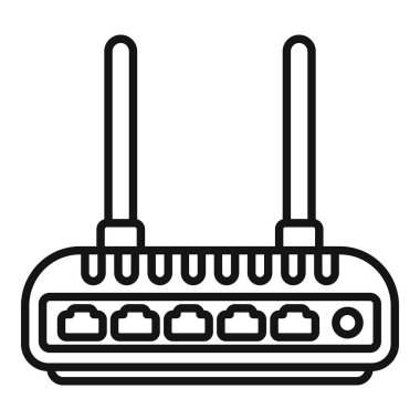 Verimli ve üretken uzak çalışma ortamları için kusursuz bağlantı sağlayan çoklu portlara sahip kablosuz yönlendirici