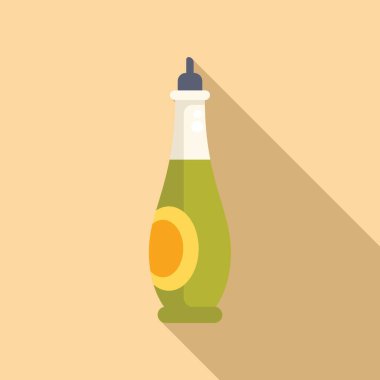 Baharat ve salata sosu için ekstra yeşil zeytinyağı içeren zeytinyağı şişesi.