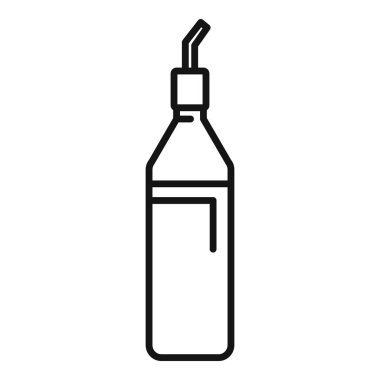 Akdeniz yemekleri, mutfak gereçleri için zeytinyağı döken klasik şişe dağıtıcısı.