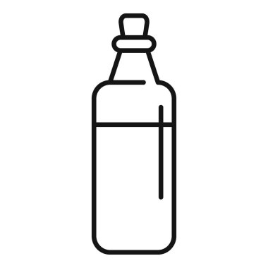 Şişe mantarlı sıvı simge, taslak biçimi