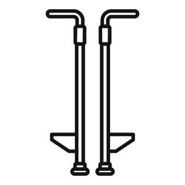 Alçıpan simgeyi beyaz arkaplanda izole edilmiş basit bir şekilde durgunlaştırır