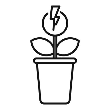 Esrar simgesinde yaprak büyüyen eko ampul, özet biçimi