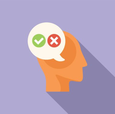 Evet ya da hayır, doğru ya da yanlış, doğru ya da yanlış arasında seçim yapma kavramı, düşünen bir insanın bu tasviri ile