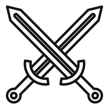 İki çapraz kılıç, savaş, savaş ya da muharebe gibi kavramlar için idealdir.