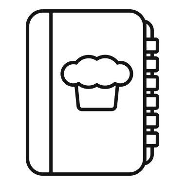 Yemek kitaplarını, yemek pişirme derslerini ve mutfak sanatlarını temsil etmek için mükemmel bir tarif kitabı.