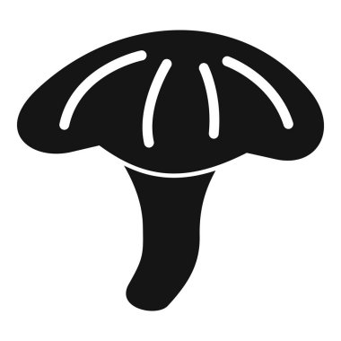 Solungaçları ve vahşi büyüyen bir kökü olan mantarın simgesi.