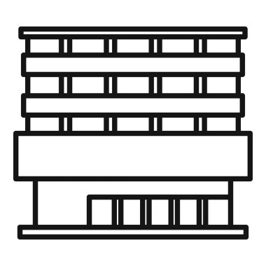 Geniş pencereli ve balkonlu modern bina cephesi, çağdaş mimariyi gözler önüne seriyor
