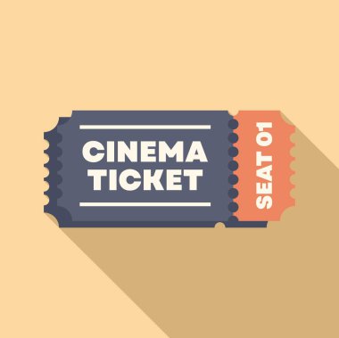 Bir filme giriş izni veren sinema bileti