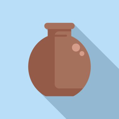 Yuvarlak kil çömlek, el işi ya da antik sanat eserleri ile ilgili projeler için mükemmel bir gölge oluşturur.