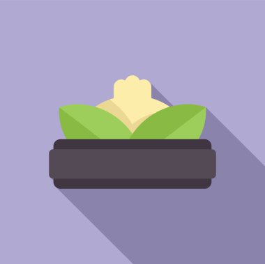 Taze hasat edilmiş karnabahar kafası bir sandığın içinde, pazara götürülmeye hazır.