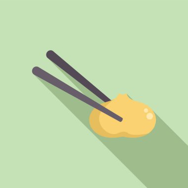 Çubuklarda buğulanmış bao ekmeği var. Birçok Asya ülkesinde popüler bir sokak yemeği.