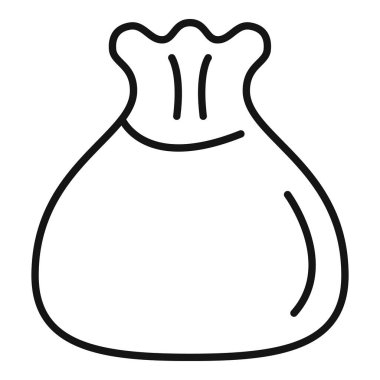 Bu basit para çantası simgesi finansal kavramları temsil ediyor