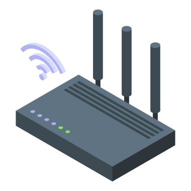 Wifi router çoklu aygıtlar için internet erişimi sağlayan bir kablosuz sinyal yayıyor