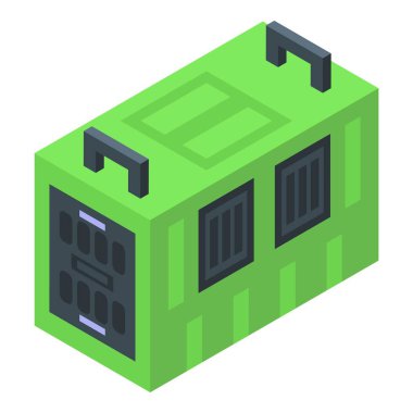 Elektrik kesintisi sırasında elektrik sağlayan yeşil taşınabilir jeneratör, enerji güvenliği ve dayanıklılığını sağlıyor