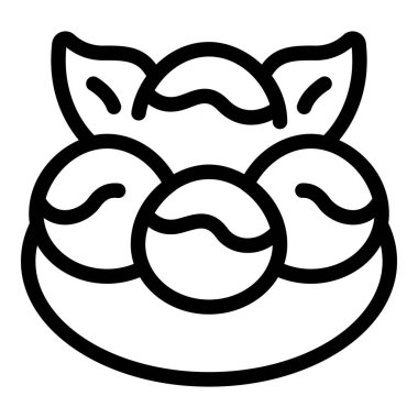 Üç kepçe dondurma, çikolata sosu ve nane yapraklı tatlı, ferahlatıcı bir tatlı için mükemmel.