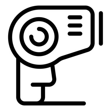 Saç kurutma makinesi, kuaförler ve berberler için kullanışlı.