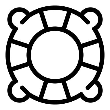 Basit bir cankurtaran yüzüyor, deniz acil durumlarında güvenlik ve kurtarma sağlamaya hazır.