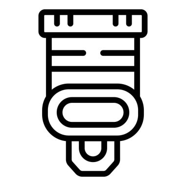 Tıbbi analiz sonuçlarını gösteren idrar örneği kutusu simgesi