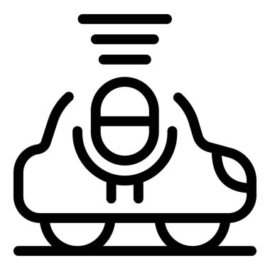 Demiryolunda ilerleyen ileri yüksek hızlı tek raylı tren, toplu taşıma simgesi