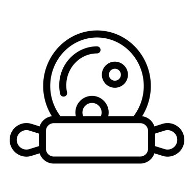 Yuvarlanan iğne, lezzetli ev yemekleri yapmak için hamur topunu dümdüz ediyor.