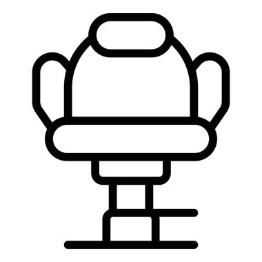 Kuaförde müşteri hizmetleri, kuaför mobilyaları için duran rahat berber koltuğu.