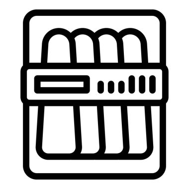 Bir sunucu odasında ağ anahtarı aktarımı verisi, ağ donanım hattı simgesi