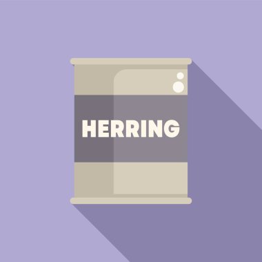 Yağ içinde lezzetli ringa balığı içeren alüminyum kutu sağlıklı ve besleyici bir yemek için idealdir.