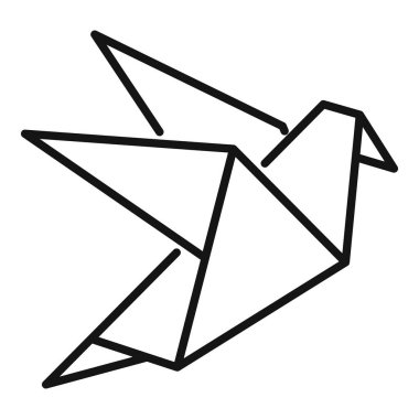 Kanatlarını çırpan origami güvercini, barışı ve özgürlüğü simgeliyor.
