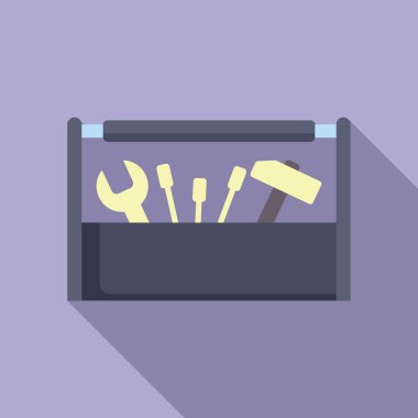 Enstrümanlı araç kutusu bir inşaatçının gelip aletleri almasını bekliyor