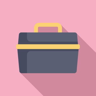 Kapalı beslenme çantası ofiste öğle yemeği molası için açılmayı bekliyor.