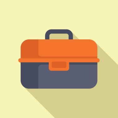 Kapalı boş alet çantası işçinin kullanmasını bekliyor.