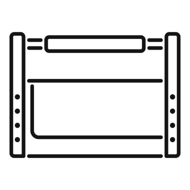 Profesyonel çamaşır makinesi ütü için kıyafet ütülüyor.