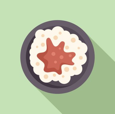 Bir restoranda sunulan gochujang soslu Kore mutfağı bibimbap yemeği.