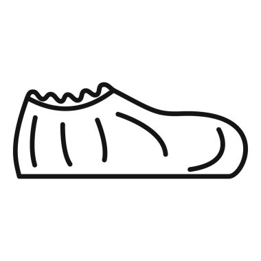 Ayakkabı kılıfı kirden ve bakteriden korunuyor. Doktorlar ve hemşireler için tek kullanımlık tıbbi ayakkabılar.