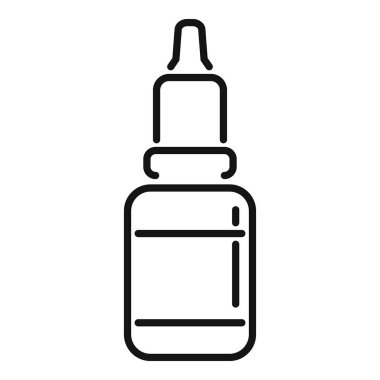 Basit bir burun spreyi şişesi, burun tıkanıklığı için mükemmel.