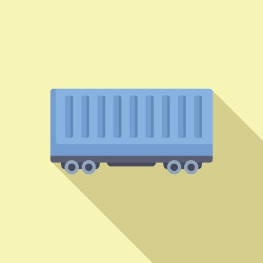 Mavili kargo kamyonu malları ülke geneline taşıyor, nakliye endüstrisi ve teslimat lojistiği