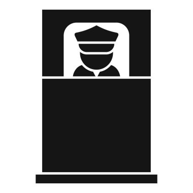 Sınır muhafızı, havaalanı veya tren istasyonundaki pasaport kontrolünde belgeleri kontrol ediyor.