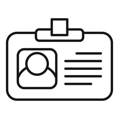 Kimlik kartı bir fotoğraf kimliği ile bilgi içeriyor