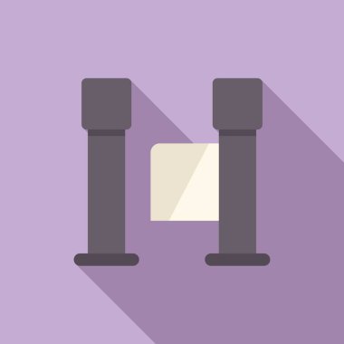 Turnikenin minimalist çizimi yeşil ışıkla bir kişinin girmesine izin veriyor