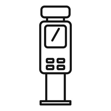 Park sayacı NFC teknolojisi ve park ödeme sistemi kullanılarak ulaşılamaz ödemeyi kabul ediyor