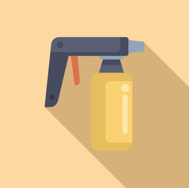 Temizlik ürünleriyle dolu sprey şişesi temizlik ve temizlik için beklemede.