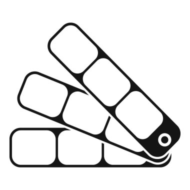 Tasarım ve sanat projelerinde kullanılacak çeşitli renkleri gösteren renk paleti rehberi